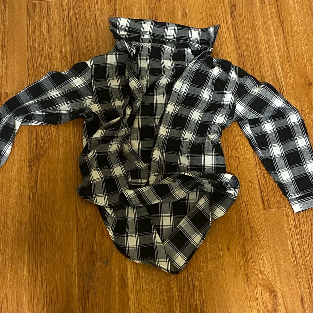 shein plaid long sleeve